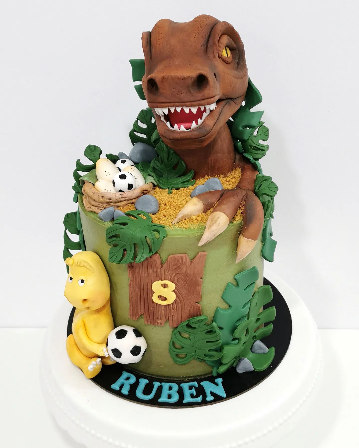 Tarta dinosaurios 3D