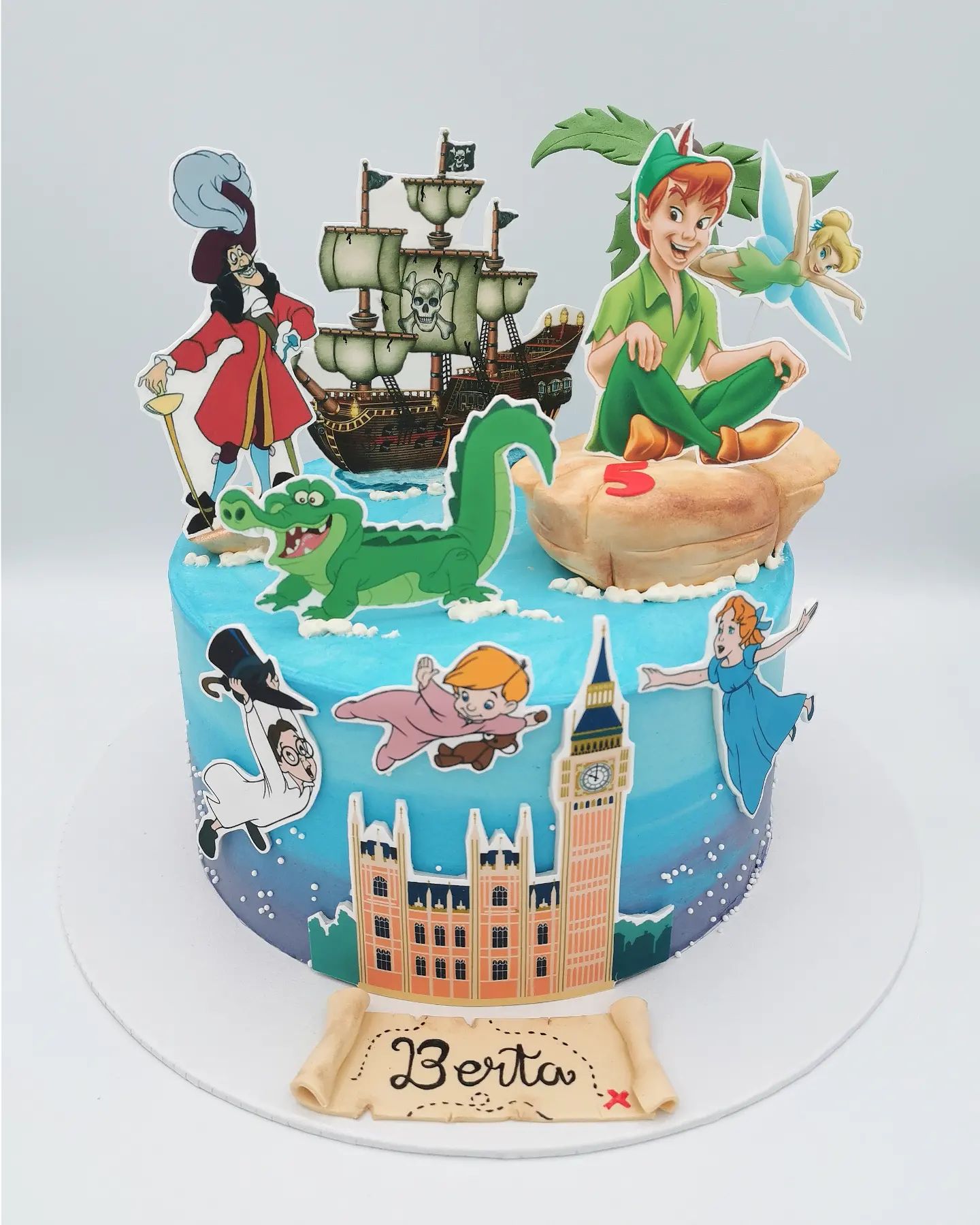 Tarta Peter Pan Impresiones Comestibles